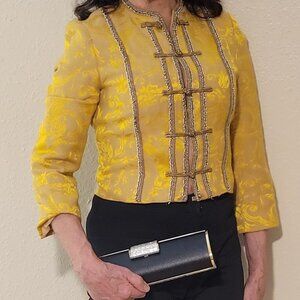 Yellow-Gold Blazer by Parameter, Size 4